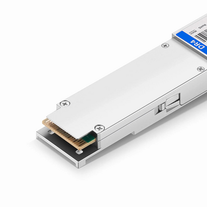 FyberOptix NVIDIA/Mellanox Compatible 400GBASE-DR4 QSFP112 4 x 100G PAM4 1310nm 500m DOM MPO-12/APC SMF Ethernet Optical Transceiver Module, Breakout to 4 x 100G-DR