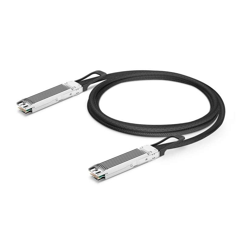 FyberOptix 1m (3ft) Arista Networks Compatible 800G Twin-port OSFP 8 x 100G PAM4 Finned Top Active Direct Attach Copper Twinax Cable