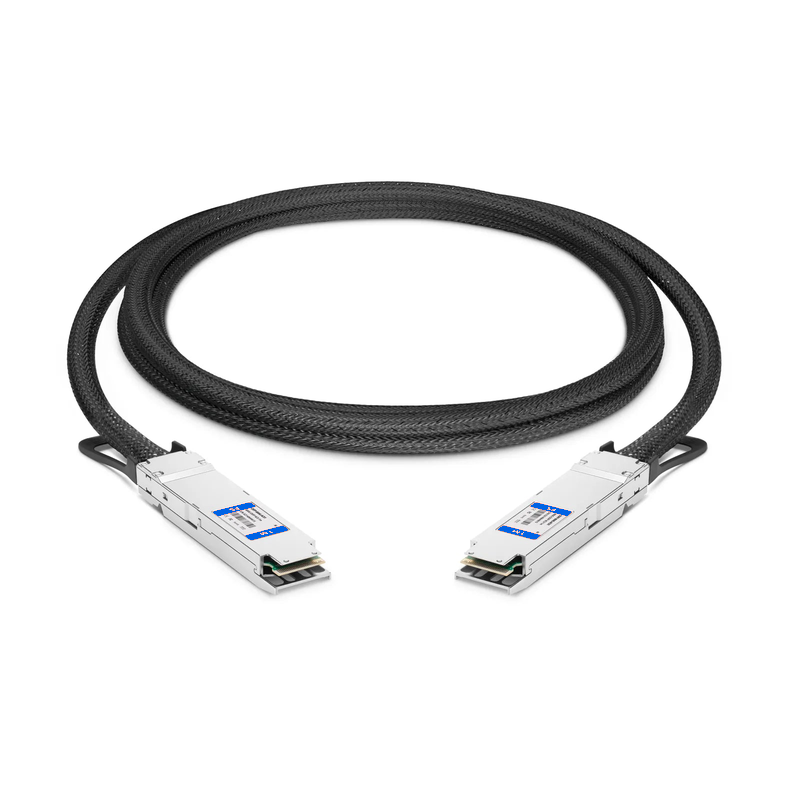 FyberOptix 1m (3ft) Arista Networks Compatible 800G Twin-port OSFP 8 x 100G PAM4 Finned Top Active Direct Attach Copper Twinax Cable