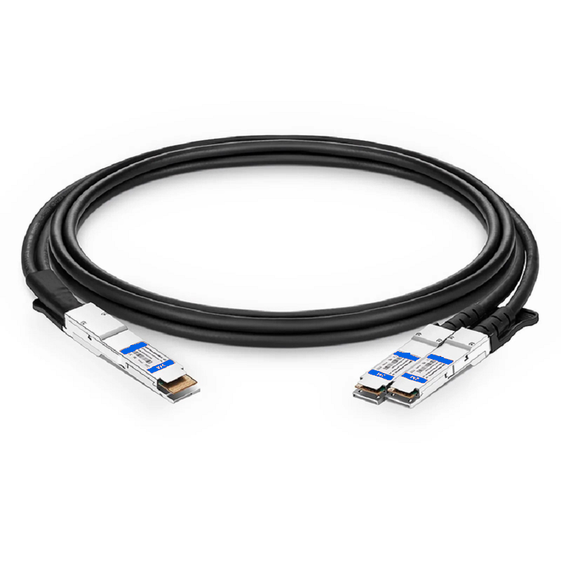FyberOptix 2m (7ft) NVIDIA/Mellanox MCP7H60-W002R26 Compatible 400G QSFP-DD 8 x 50G PAM4 to 2 x 200G QSFP56 4 x 50G PAM4 Ethernet Passive Direct Attach Copper Breakout Cable for DGX Spark AI Clusters