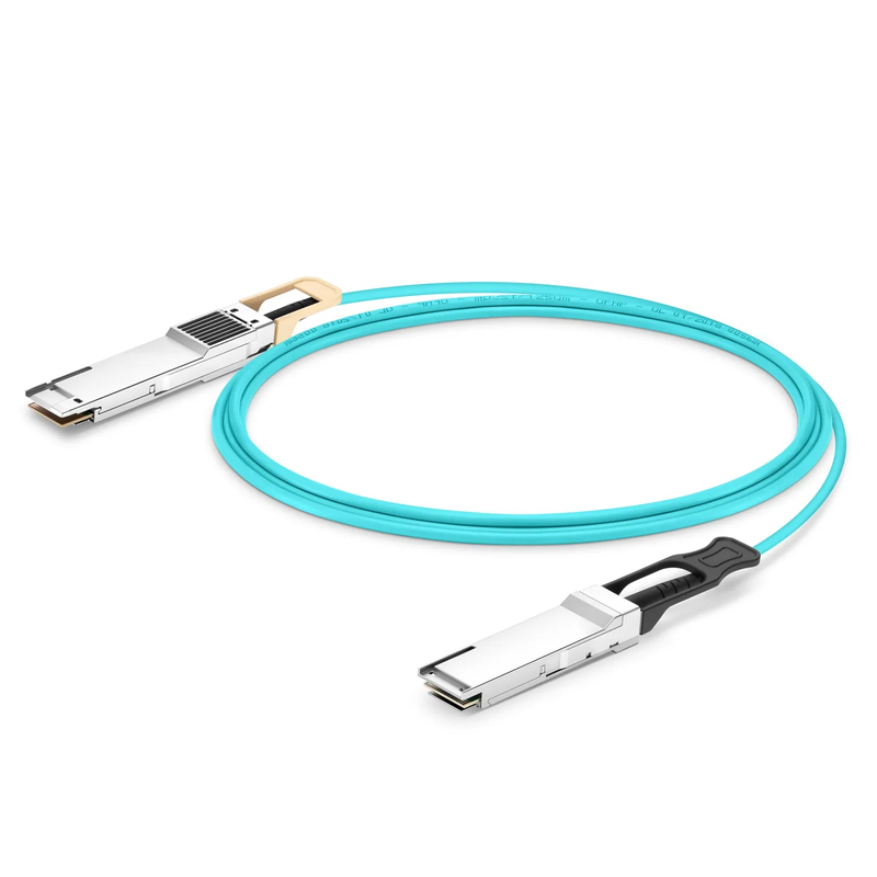 FyberOptix 10m (33ft) Cisco Compatible 400G QSFP112 4 x 100G PAM4 to 400G QSFP-DD 8 x 50G PAM4 Active Optical Cable