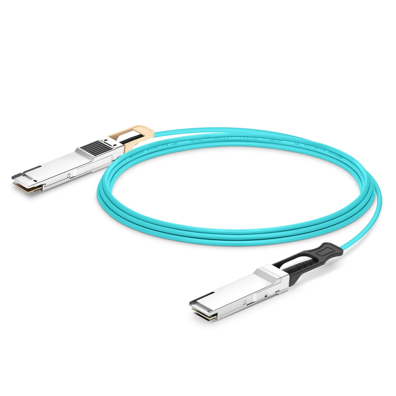 FyberOptix 25m (82ft) Cisco Compatible 400G QSFP112 4 x 100G PAM4 to 400G QSFP-DD 8 x 50G PAM4 Active Optical Cable