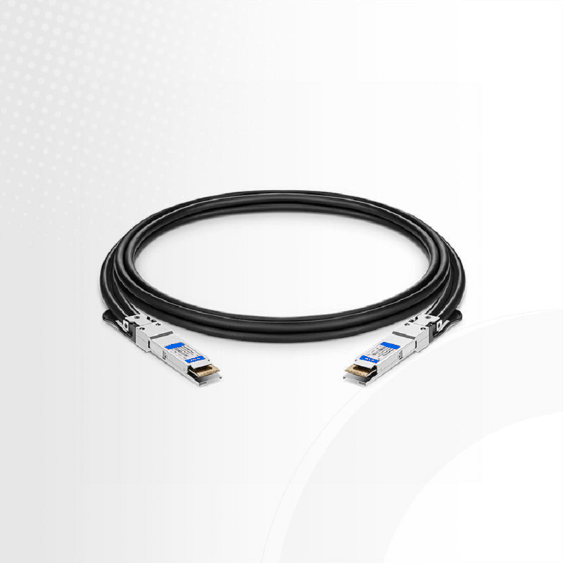 FyberOptix 0.5m (2ft) Juniper Networks QDD-800G-DAC-0.5M Compatible 800G QSFP-DD 8 x 100G PAM4 Passive Direct Attach Copper Twinax Cable