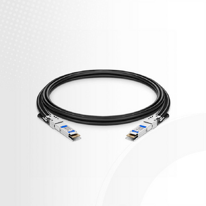 FyberOptix 0.5m (2ft) Juniper Networks QDD-800G-DAC-0.5M Compatible 800G QSFP-DD 8 x 100G PAM4 Passive Direct Attach Copper Twinax Cable