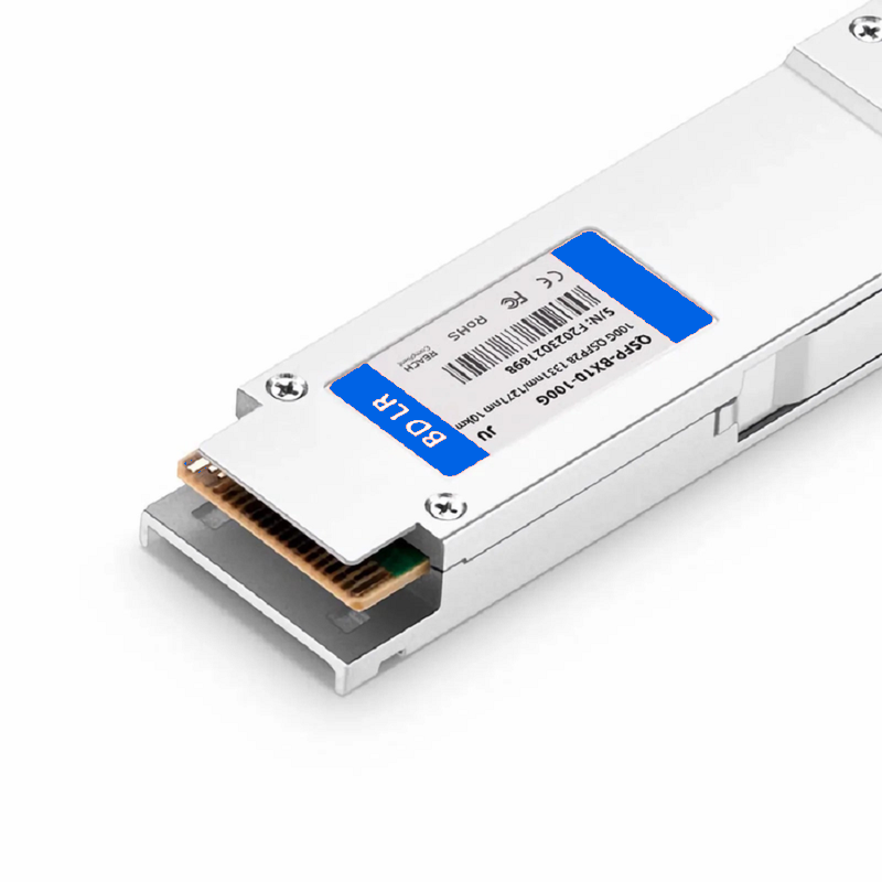 FyberOptix Arista Networks Compatible 100GBASE-BX10-D QSFP28 BiDi 4 x 25G NRZ 1331nm-TX/1271nm-RX 10km DOM Simplex LC/UPC SMF Optical Transceiver Module