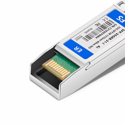 FyberOptix Arista Networks SFP-25G-ER40-I Compatible 25GBASE-ER SFP28 1310nm 40km DOM Duplex LC/UPC SMF Optical Transceiver Module (Industrial)