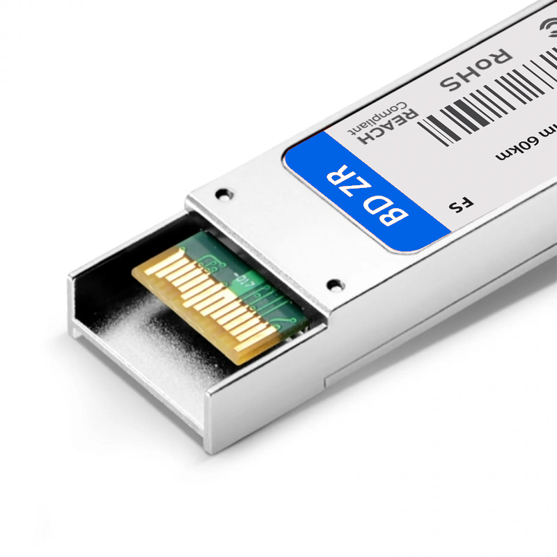 FyberOptix 10GBASE-BX XFP BiDi 1270nm-TX/1330nm-RX 60km DOM Simplex LC SMF Optical Transceiver Module forFOSwitches