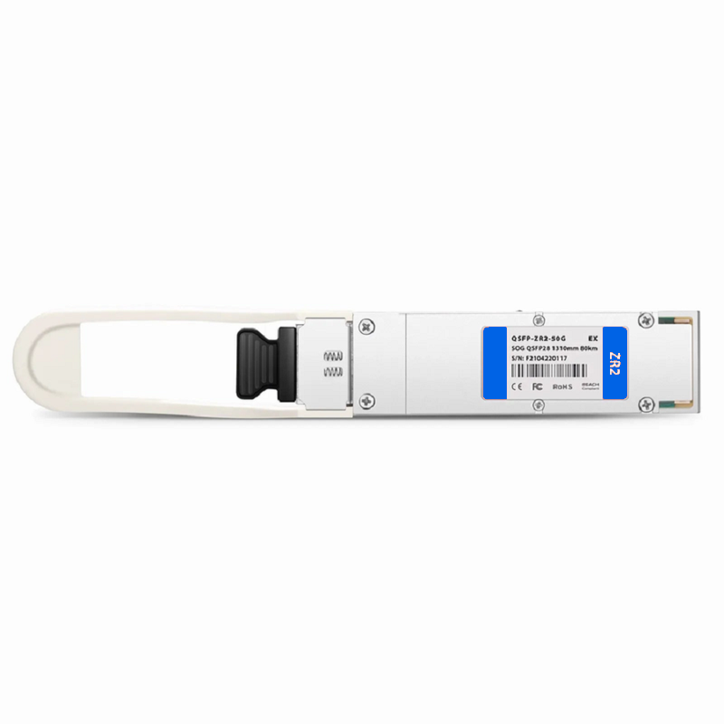 FyberOptix Extreme Compatible 50GBASE-ZR2 QSFP28 1310nm 80km DOM Duplex LC/UPC SMF Optical Transceiver Module