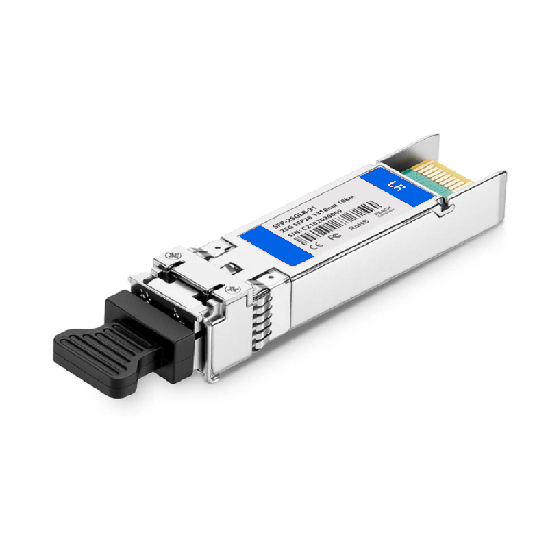 FyberOptix Generic Compatible 25GBASE-LR SFP28 1310nm 10km Duplex LC/UPC SMF DOM Optical Transceiver Module