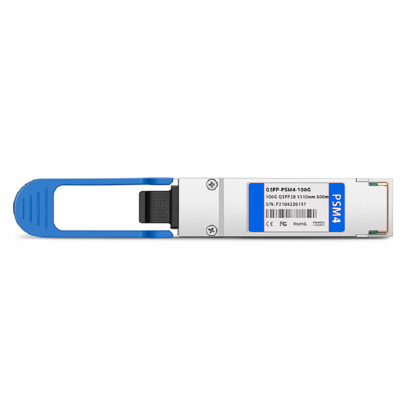 FyberOptix Cisco QSFP-100G-PSM4-S Compatible 100GBASE-PSM4 QSFP28 4 x 25G NRZ 1310nm 500m DOM MPO-12/APC SMF Optical Transceiver Module, Breakout to 4 x 25G-LR