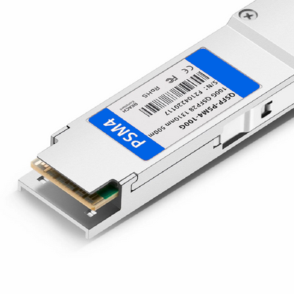 FyberOptix Cisco QSFP-100G-PSM4-S Compatible 100GBASE-PSM4 QSFP28 4 x 25G NRZ 1310nm 500m DOM MPO-12/APC SMF Optical Transceiver Module, Breakout to 4 x 25G-LR