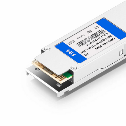 FyberOptix Cisco Compatible 100GBASE-CWDM4 QSFP28 4 x 25G NRZ 1310nm 2km DOM Duplex LC/UPC SMF Optical Transceiver Module (Industrial)