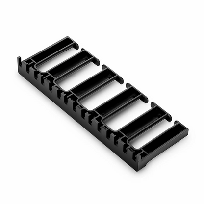 FyberOptix Vertical Single Sided Cable Manager, 5RU, Bend Radius Finger, 1.02 in. Wide