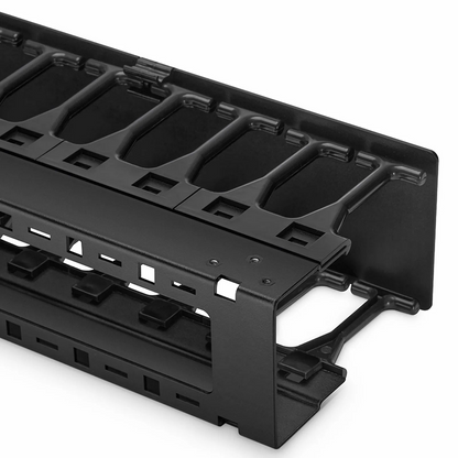FyberOptix Vertical Single Sided Cable Manager, 42RU, Bend Radius Finger, 3.5 in. Wide