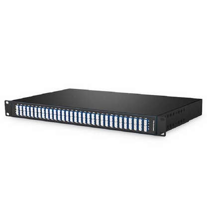 FyberOptix 60 Channels Odd DWDM Mux Demux, Super C-band 100GHz 190.75-196.65THz, with Monitor Port, 6.0dB Typical IL, LC/UPC, Dual Fiber, FMU 1U Rack Mount