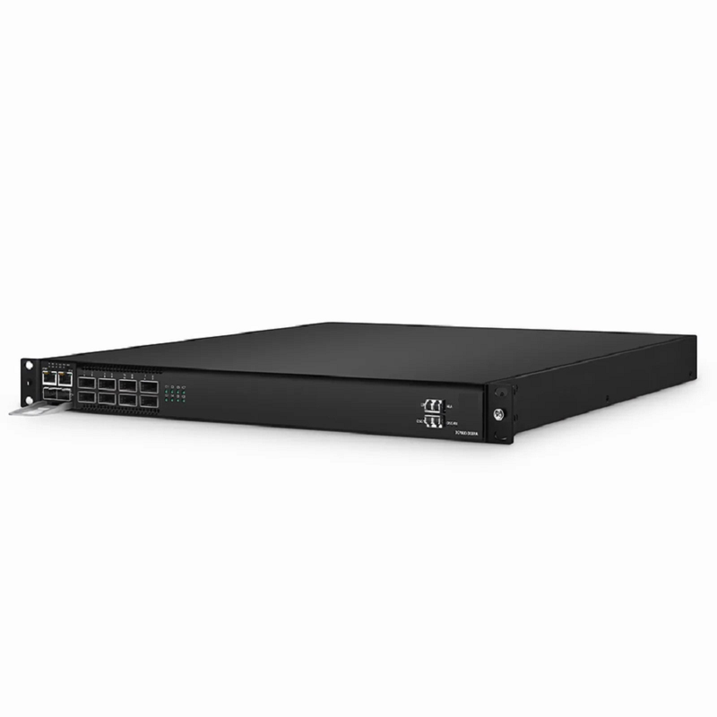 FyberOptix DCP920-D08PA, 8 Channel 100G DWDM PAM4 Active Multiplexer, C45-C60, 8 x 100G QSFP28, Single Fiber, Side-A, with Built-in 100G PAM4 Module, 1U Rack Mount, 0-80km, Support AmpCon-T/Web Network Management