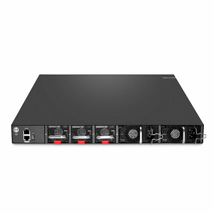 FyberOptix S5860-48XMG-U, 48-Port Ethernet L3 PoE++ Switch, 48 x 10GBASE-T/Multi-Gigabit Ports, 4 x 25Gb SFP28 Uplinks, with 2 x 40Gb QSFP+ Uplinks, Support Stacking, Broadcom Chip