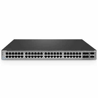 FyberOptix S5860-48XMG, 48-Port Ethernet L3 Switch, 48 x 10GBASE-T/Multi-Gigabit Ports, 4 x 25Gb SFP28, with 2 x 40Gb QSFP+ Uplinks, Support Stacking, Broadcom Chip