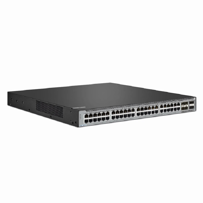FyberOptix S5860-48XMG, 48-Port Ethernet L3 Switch, 48 x 10GBASE-T/Multi-Gigabit Ports, 4 x 25Gb SFP28, with 2 x 40Gb QSFP+ Uplinks, Support Stacking, Broadcom Chip