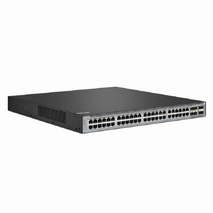 FyberOptix S5860-48XMG, 48-Port Ethernet L3 Switch, 48 x 10GBASE-T/Multi-Gigabit Ports, 4 x 25Gb SFP28, with 2 x 40Gb QSFP+ Uplinks, Support Stacking, Broadcom Chip