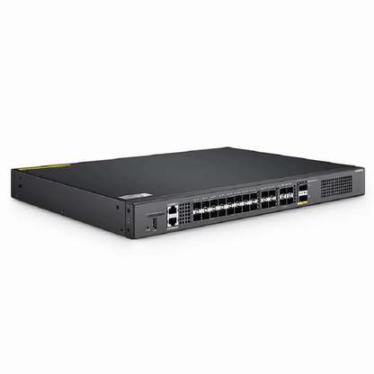 FyberOptix S5860-20SQ, 24-Port Ethernet L3 Switch, 20 x 10Gb SFP+, with 4 x 25Gb SFP28 and 2 x 40Gb QSFP+, Support Stacking, Broadcom Chip