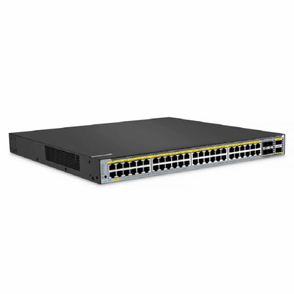 FyberOptix S5860-48MG-U, 48-Port Ethernet L3 PoE++ Switch, 48 x 5GBASE-T/Multi-Gigabit Ports, 4 x 25Gb SFP28 Uplinks, with 2 x 40Gb QSFP+ Uplinks, Support Stacking, Broadcom Chip