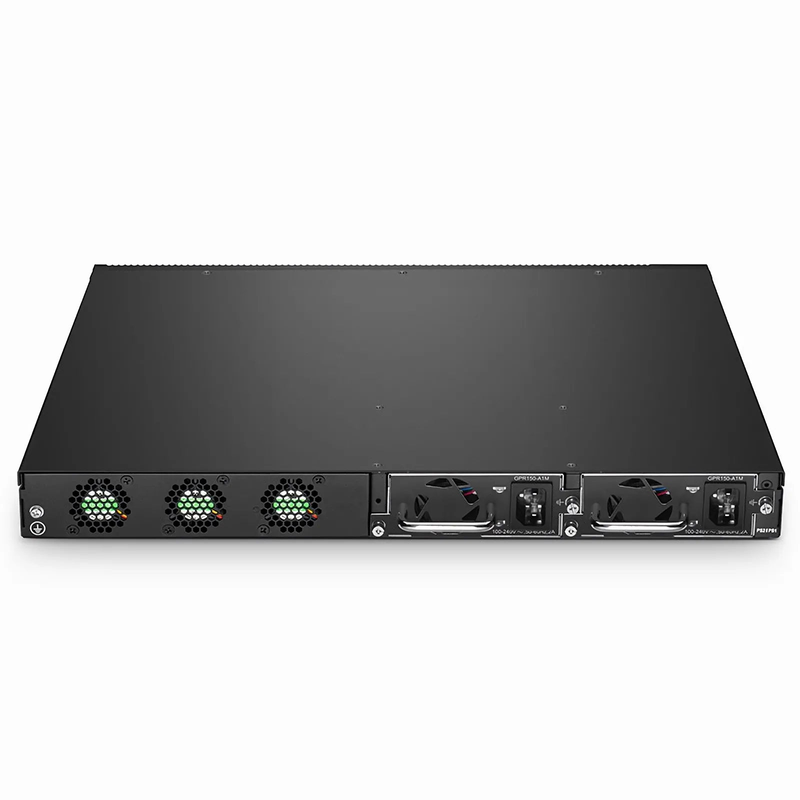 FyberOptix S5860-48MG-U, 48-Port Ethernet L3 PoE++ Switch, 48 x 5GBASE-T/Multi-Gigabit Ports, 4 x 25Gb SFP28 Uplinks, with 2 x 40Gb QSFP+ Uplinks, Support Stacking, Broadcom Chip