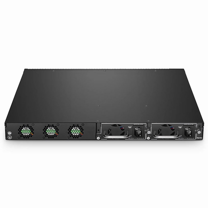 FyberOptix S5860-48MG-U, 48-Port Ethernet L3 PoE++ Switch, 48 x 5GBASE-T/Multi-Gigabit Ports, 4 x 25Gb SFP28 Uplinks, with 2 x 40Gb QSFP+ Uplinks, Support Stacking, Broadcom Chip