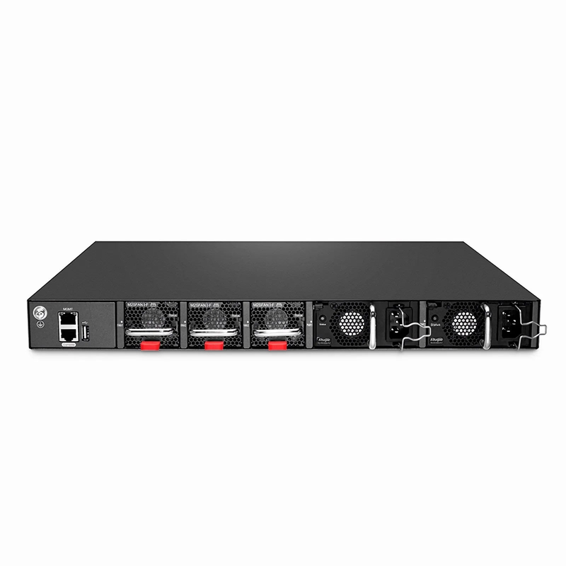 FyberOptix S5860-48XMG-U, 48-Port Ethernet L3 PoE++ Switch, 48 x 10GBASE-T/Multi-Gigabit Ports, 4 x 25Gb SFP28 Uplinks, with 2 x 40Gb QSFP+ Uplinks, Support Stacking, Broadcom Chip