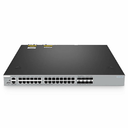 FyberOptix S5810-28FS, 28-Port Gigabit Ethernet L3 Switch, 20 x 1Gb SFP, 8 x 1G RJ45/SFP Combo Ports, with 4 x 10Gb SFP+ Uplinks, Stackable Switch, Broadcom Chip