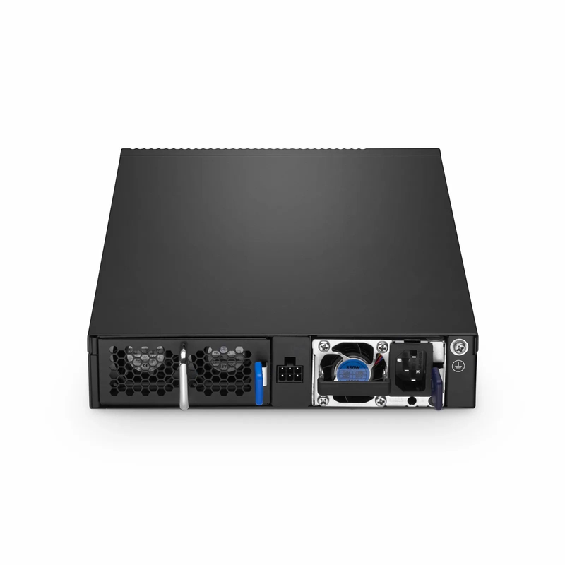 FyberOptix S5850C-12XMS2C, 12-Port Ethernet L3 Half-width Switch, 12 x 10Gb SFP+, 12 x 10GBase-T/Multi-Gigabit, with 2 x 100Gb QSFP28 Uplinks, AV over IP, Support MLAG