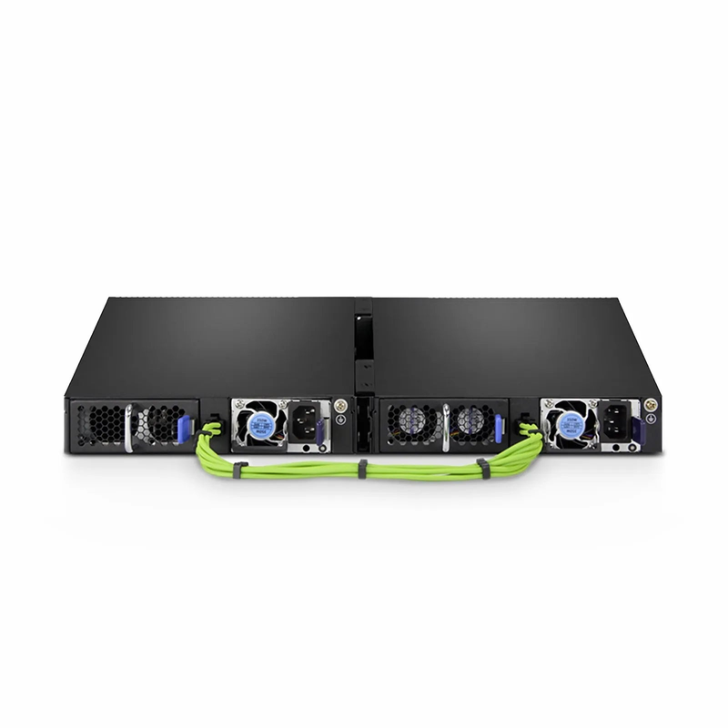 FyberOptix S5850C-12XMS2C, 12-Port Ethernet L3 Half-width Switch, 12 x 10Gb SFP+, 12 x 10GBase-T/Multi-Gigabit, with 2 x 100Gb QSFP28 Uplinks, AV over IP, Support MLAG