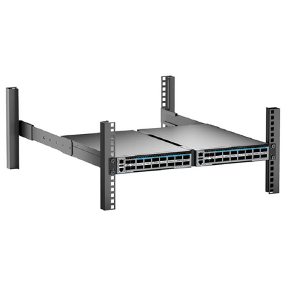 FyberOptix S5850C-24XMG2C, 24-Port Ethernet L3 Half-width Switch, 24 x 10GBase-T/Multi-Gigabit, with 2 x 100Gb QSFP28 Uplinks, AV over IP, Support MLAG