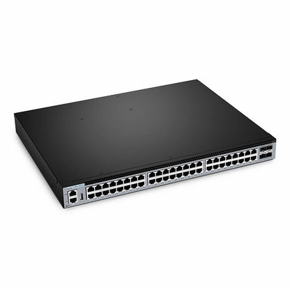 FyberOptix S5800-48T4S, 48-Port Gigabit Ethernet L3 Switch, 48 x Gigabit RJ45, with 4 x 10Gb SFP+, Support MLAG