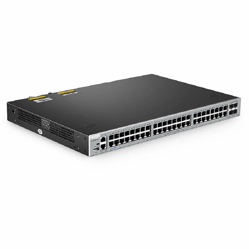 FyberOptix S5810-48TS, 48-Port Gigabit Ethernet L3 Switch, 48 x Gigabit RJ45, with 4 x 10Gb SFP+ Uplinks, Stackable Switch, Broadcom Chip