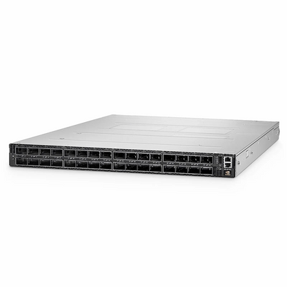 FyberOptix MQM9700-NS2F, NVIDIAA® 64-Port NDR 400G InfiniBand Data Center Switch, 32 OSFP Ports, Managed, x86 Dual Core, NVIDIA QuantumA-2 Chip, P2C Airflow