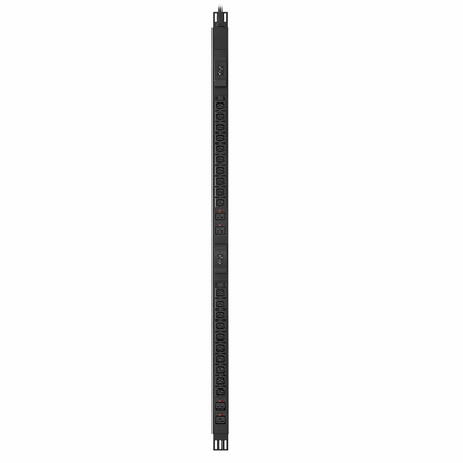 FyberOptix 7.36kW Single-Phase 32A/230V Basic Rack PDU, 20 x C13 & 4 x C19 Outlets, IEC309 32A 2P + E Plug, 10ft Cord, 0U Vertical
