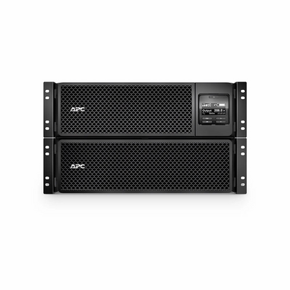 FyberOptix APC® Smart-UPS On-Line 10000VA/10000W Rackmount 6U UPS, 6x C13+4x C19 IEC Outlets, Network Card+SmartSlot and 1 Backup Battery Included