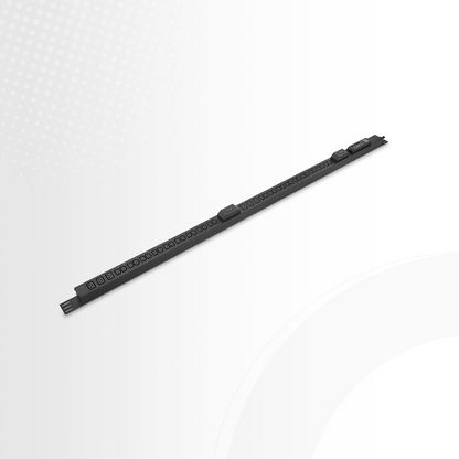 FyberOptix 21.06kW 3-Phase 32A/380V Monitored Rack PDU, 36 x C13 & 6 x C19 Outlets, IEC309 32 A 3P + N + E Plug, 10ft Cord, 0U Vertical