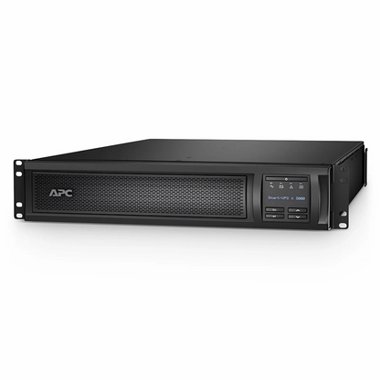 FyberOptix APC® Smart-UPS X 3000VA Rack/tower Convertible UPS, 3x 5-15R+3x 5-20R+1x L5-30R NEMA Outlets, NMC and 1 Backup Battery Included