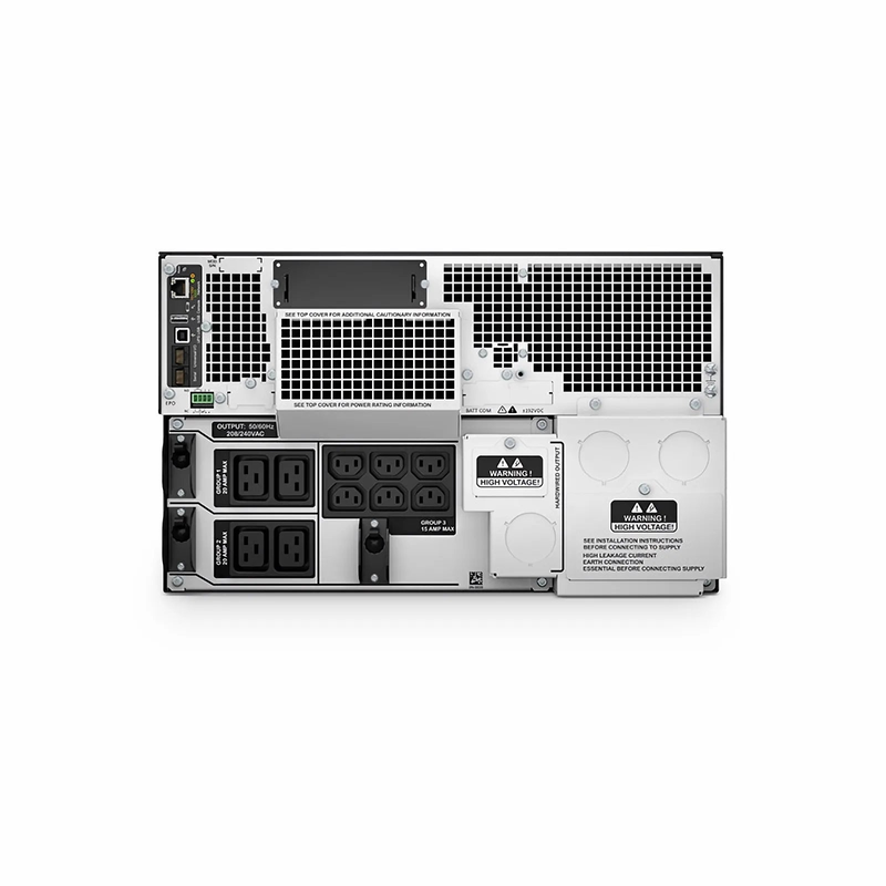 FyberOptix APC® Smart-UPS On-Line 10000VA/10000W Rackmount 6U UPS, 6x C13+4x C19 IEC Outlets, Network Card+SmartSlot and 1 Backup Battery Included