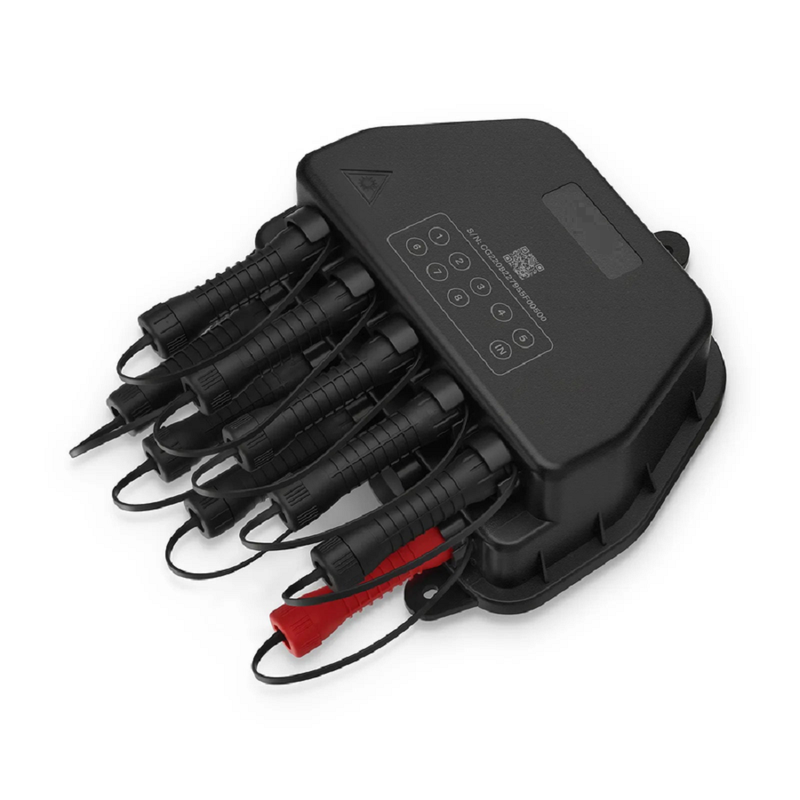 FyberOptix Universal Pre-Terminated End Box for Quick ODN, 9 ports, Mechanical Seal, 1x 8 Splitter, Hardened SC/APC Adapter, Insertion Loss 10.8dB, Return Loss 55dB, PC+ABS, IP65, Wall/Pole/Aerial, Indoor/Outdoor