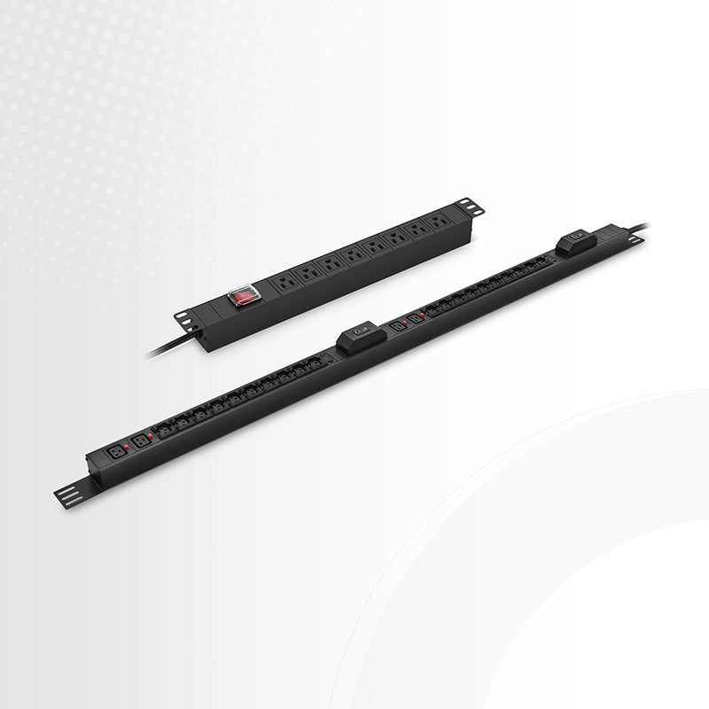 FyberOptix 7.36kW Single-Phase 32A/230V Basic Rack PDU, 20 x C13 & 4 x C19 Outlets, IEC309 32A 2P + E Plug, 10ft Cord, 0U Vertical
