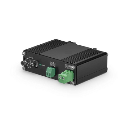 FyberOptix Industrial Unmanaged 1 x RS485 2-Wire to 1 x 100Base-X Multimode ST 850nm 550m Ethernet Media Converter