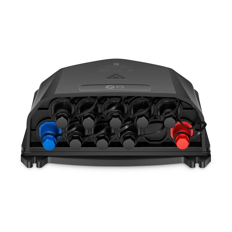 FyberOptix Fully Pre-Terminated Sub Box for Quick ODN, 10 ports, Hot-Melting (Non-open), 1x 9 Splitter (80:20), SC Hardened Adapter, Insertion Loss 2.2dB-16.3dB, Return Loss 55dB, PP+GF, IP68, Wall/Pole/Aerial, Indoor/Outdoor