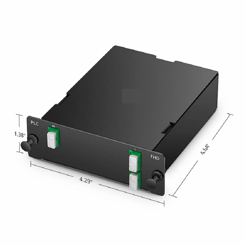 FyberOptix Customized 1xN PLC Splitter, Standard FHD Cassette, LC/SC, Singlemode