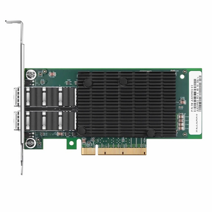 FyberOptix Intel 82599ES Based Ethernet Network Interface Card, 10G Dual-Port SFP+, PCIe 2.0 x8, Comparable to Intel X520-DA2, Full Height&Low Profile