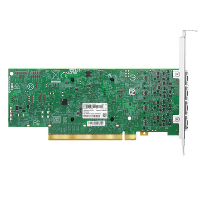 FyberOptix BroadcomA® BCM957504-P425G Ethernet Network Interface Card, P425G 25GbE Quad-port SFP28, PCIe 4.0 x16, Standard & Low Profile