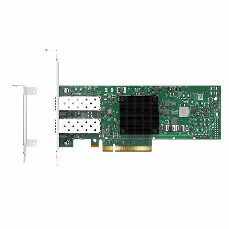 FyberOptix BroadcomA® BCM957414A4142CC Ethernet Network Interface Card, P225P 25GbE Dual-port SFP28, PCIe 3.0 x8, Standard & Low Profile