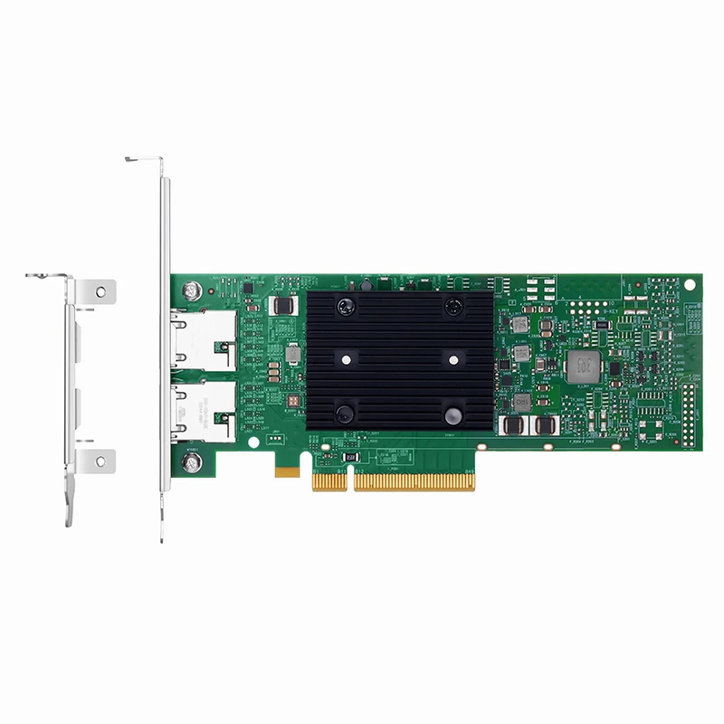 FyberOptix BroadcomA® BCM957416A4160C Ethernet Network Interface Card, P210TP 10GbE Dual-port RJ45, PCIe 3.0 x8, Standard & Low Profile